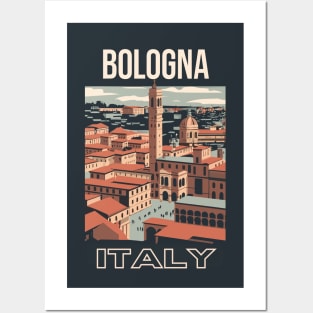A Vintage Travel Art of Bologna - Italy Posters and Art